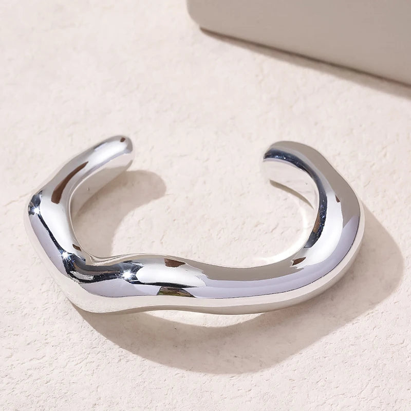 Victoire | Bracelet manchette géométrique