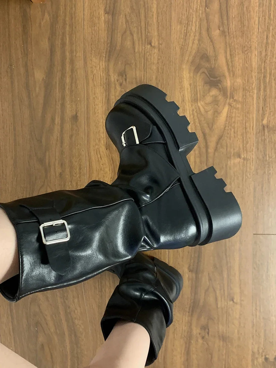 Caroline | Bottines rétro caramel