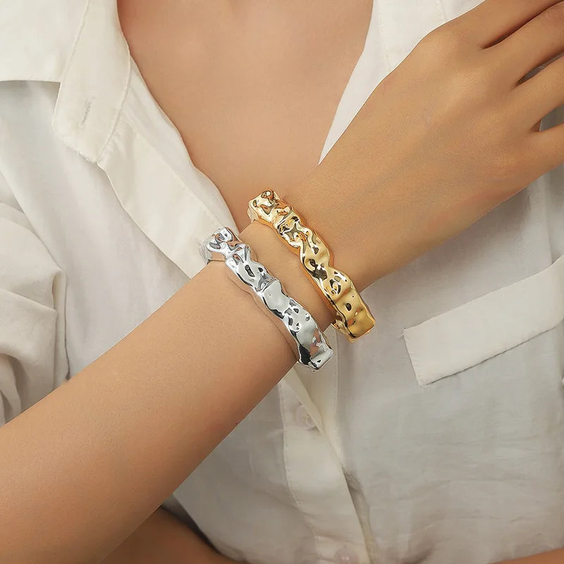 Victoire | Bracelet manchette géométrique