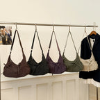 Korean-Style Retro Grid Single Shoulder Bag, Large Capacity, Versatile for School, Work, and Commuting, Unisex Design