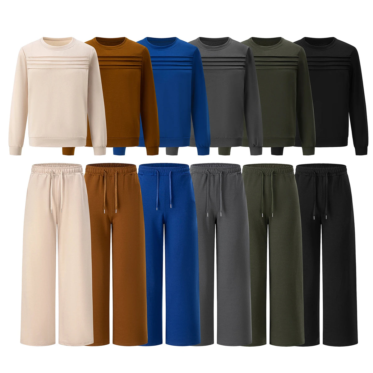 Ensemble douillet pull & pantalon large