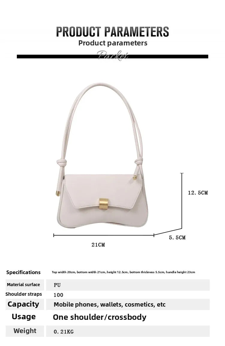 Jeanne | Sac à Main Boucle Métallique Format Pratique