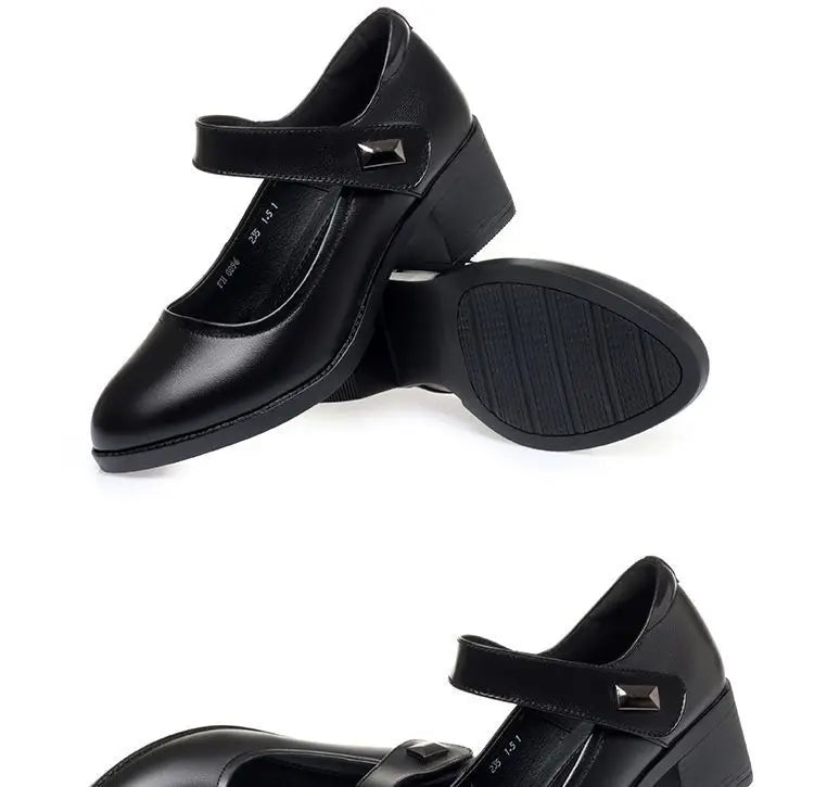 Noémie | Chaussures Compensées en Cuir Confort quotidien