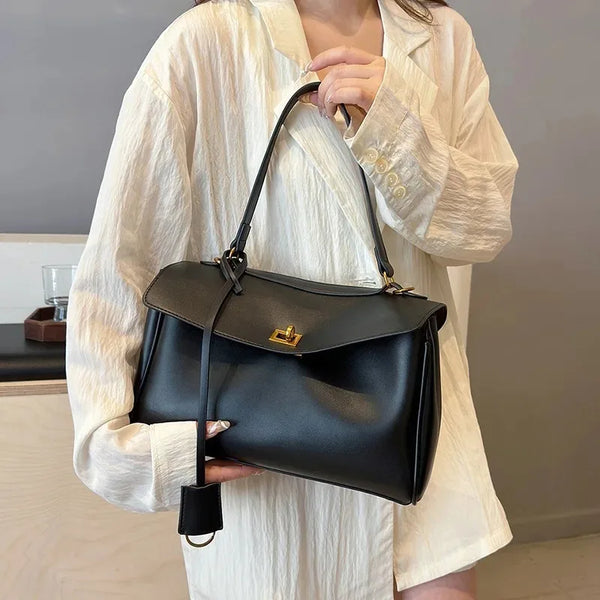 Faustine | Sac Tote en Cuir Souple Grande Capacité Chic