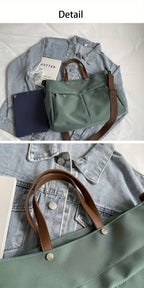 Fashion Women's Bag Large Capacity Tote Shoulder Bag Nylon Simple Tote Bag Crossbody Laptop Bag Commuting