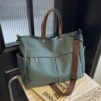 Fashion Women's Bag Large Capacity Tote Shoulder Bag Nylon Simple Tote Bag Crossbody Laptop Bag Commuting