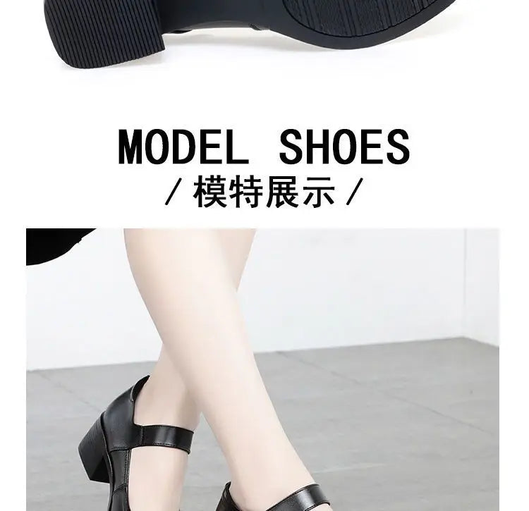 Noémie | Chaussures Compensées en Cuir Confort quotidien