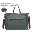 Fashion Women's Bag Large Capacity Tote Shoulder Bag Nylon Simple Tote Bag Crossbody Laptop Bag Commuting
