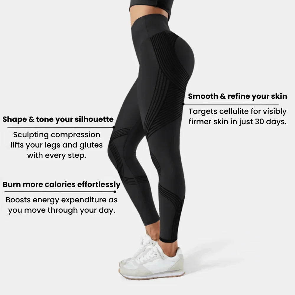 Aliénor | Legging gainant taille haute