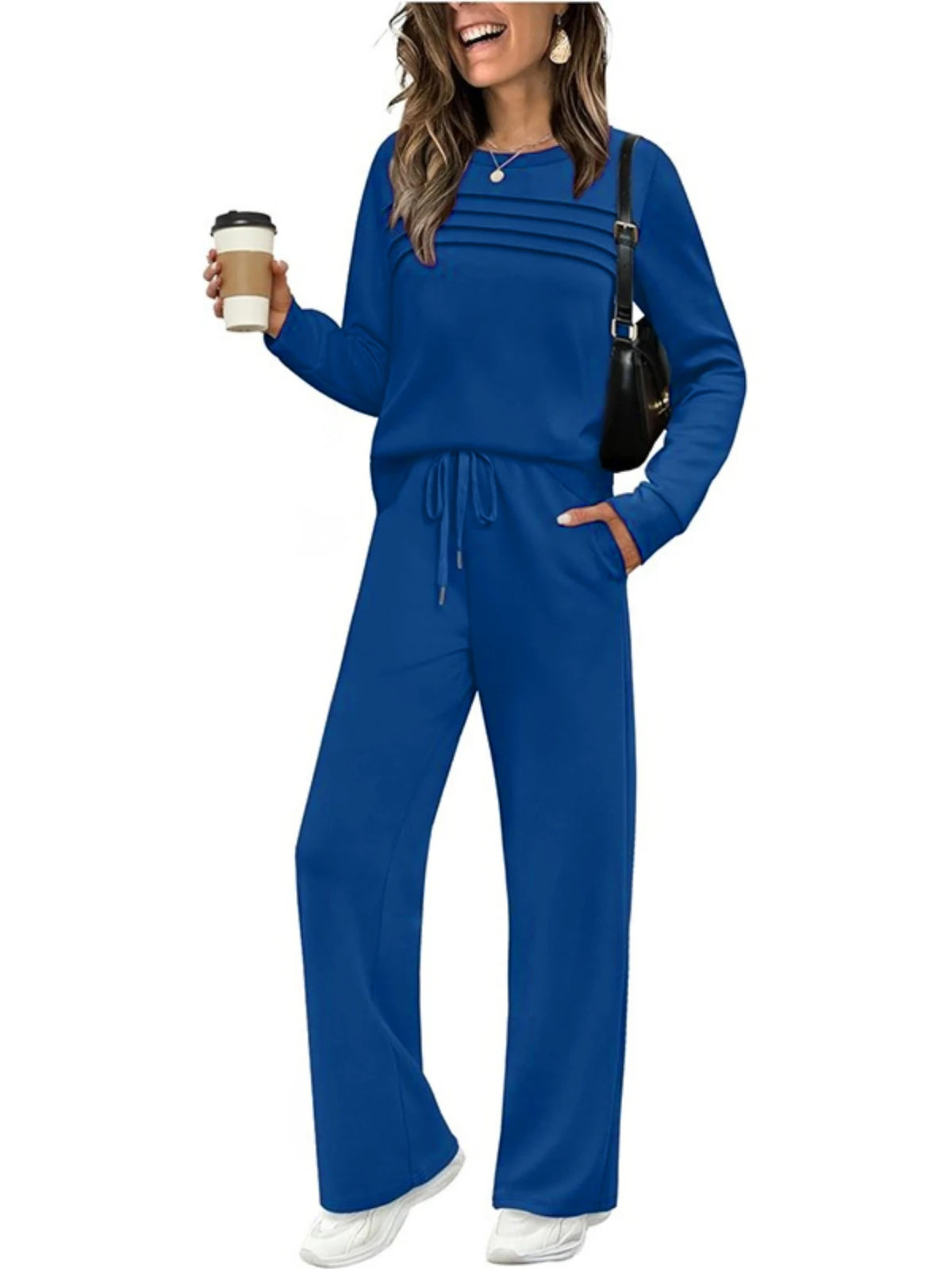 Ensemble douillet pull & pantalon large