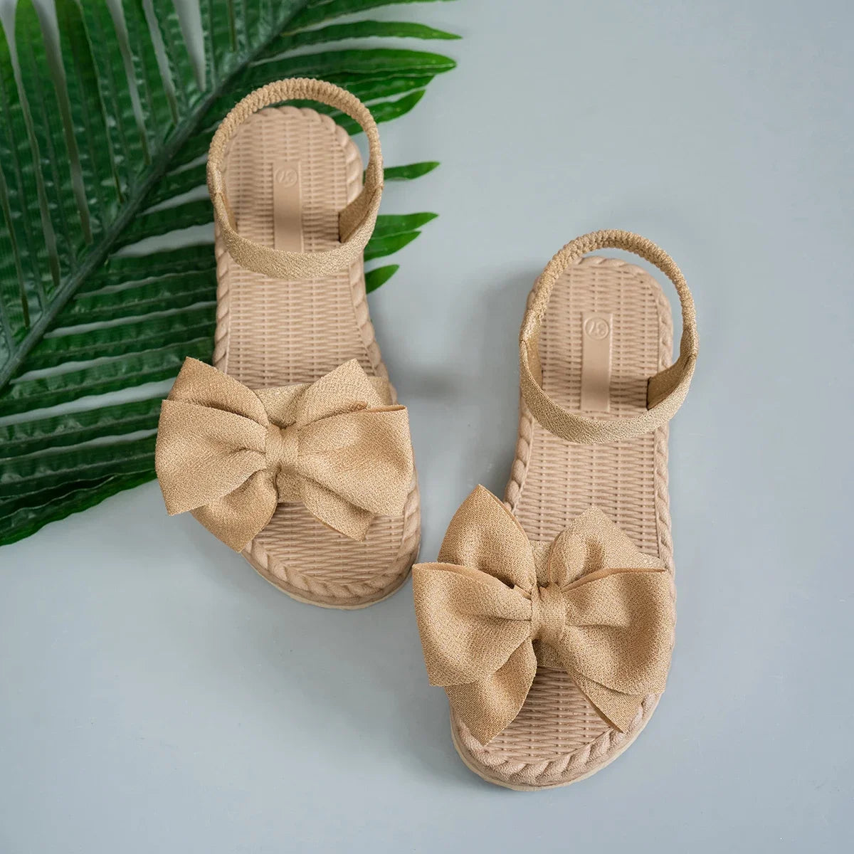 Mila | Sandales Plates Nœud Confort Été