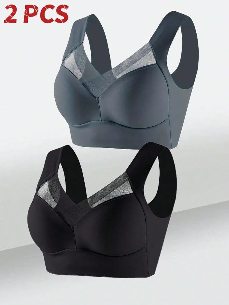 Blandine | Lot de 2 brassières dentelle