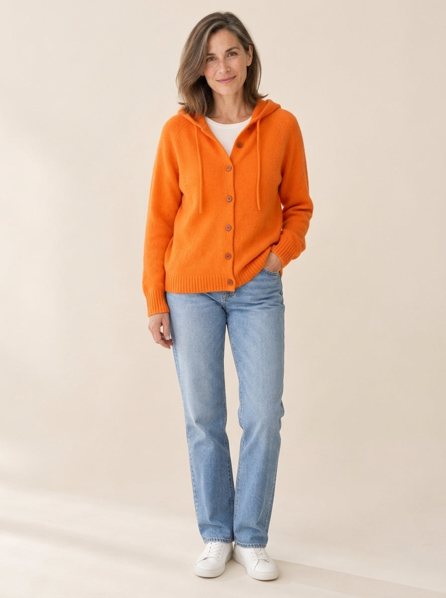 Brenda | Gilet à capuche douillet