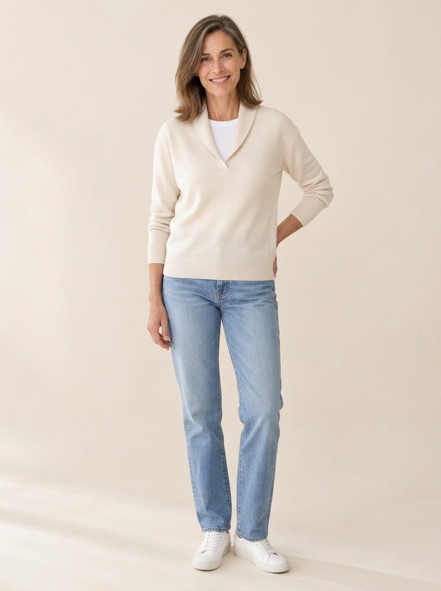Antonine | Pull col V élégant