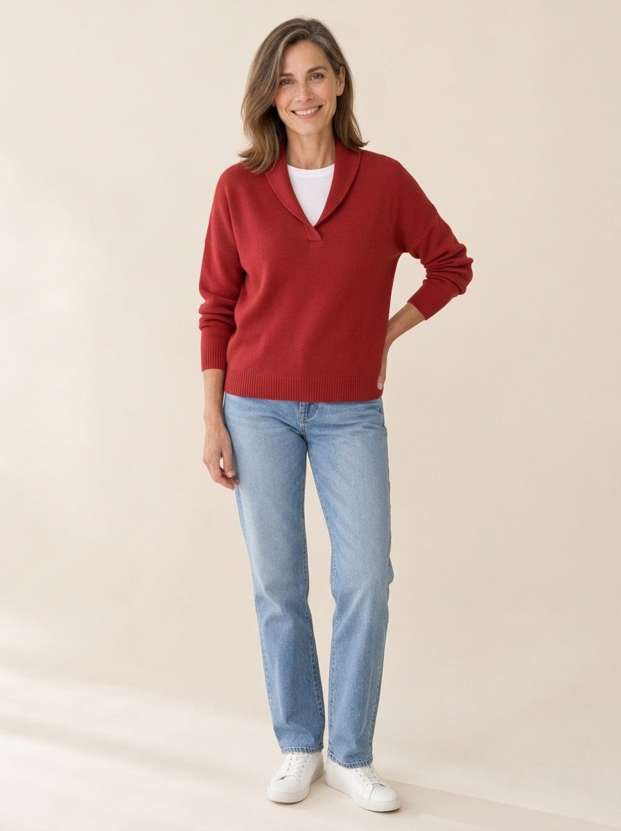 Antonine | Pull col V élégant