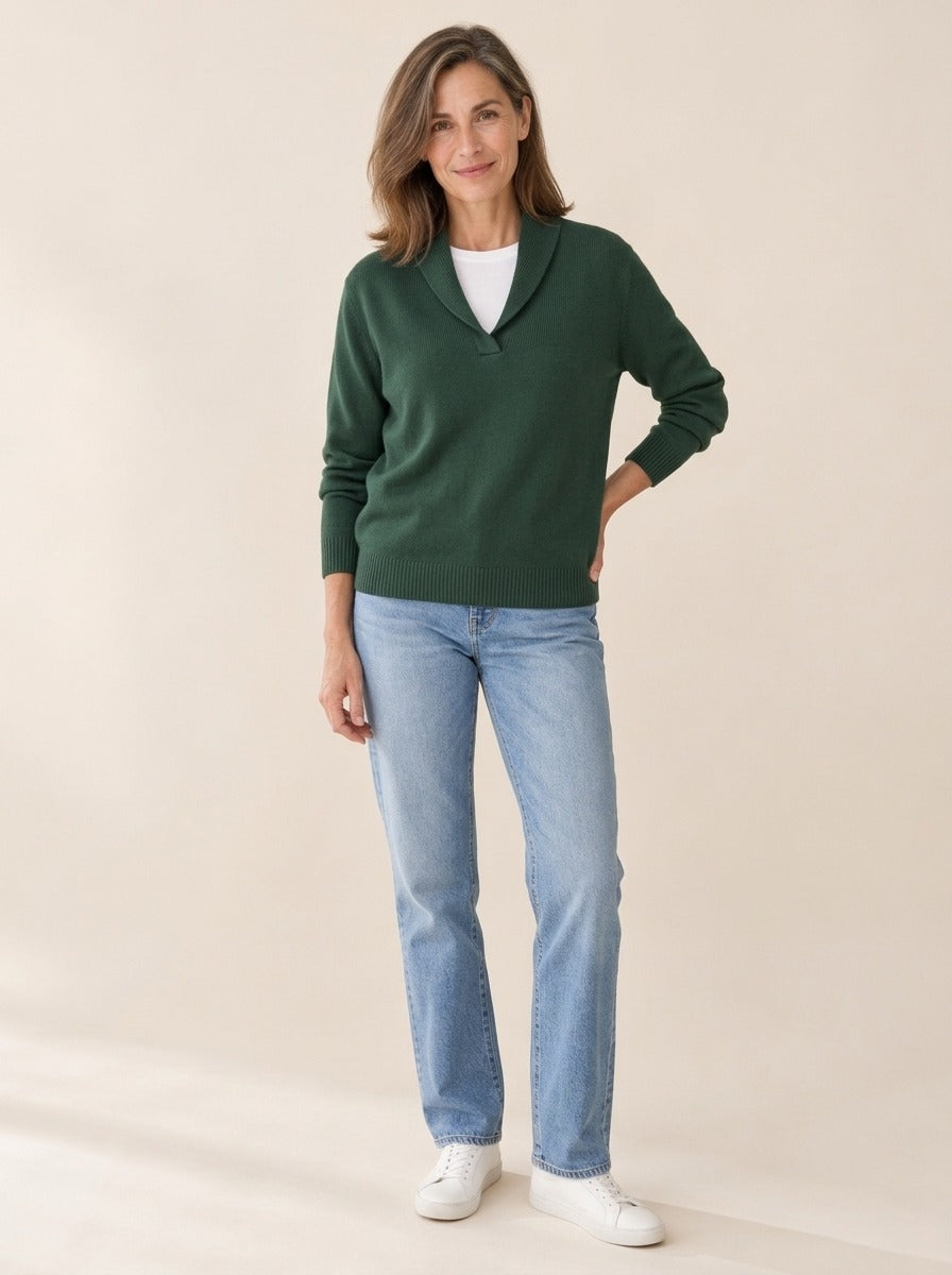 Antonine | Pull col V élégant