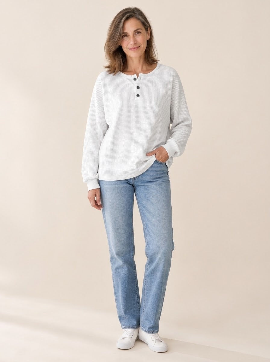 Mirabel | Sweat col tunisien gaufré