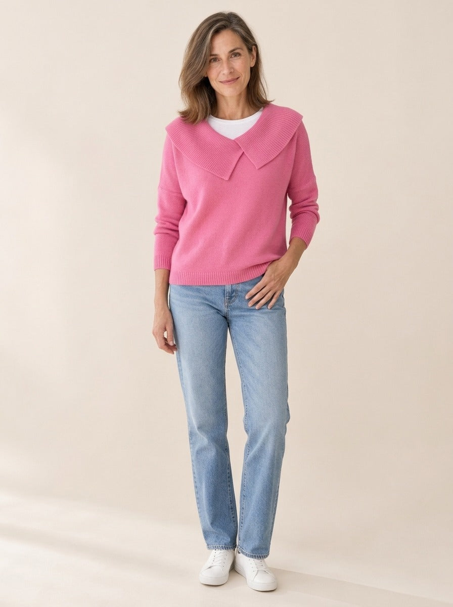 Sunnora | Pull chaud à col doux