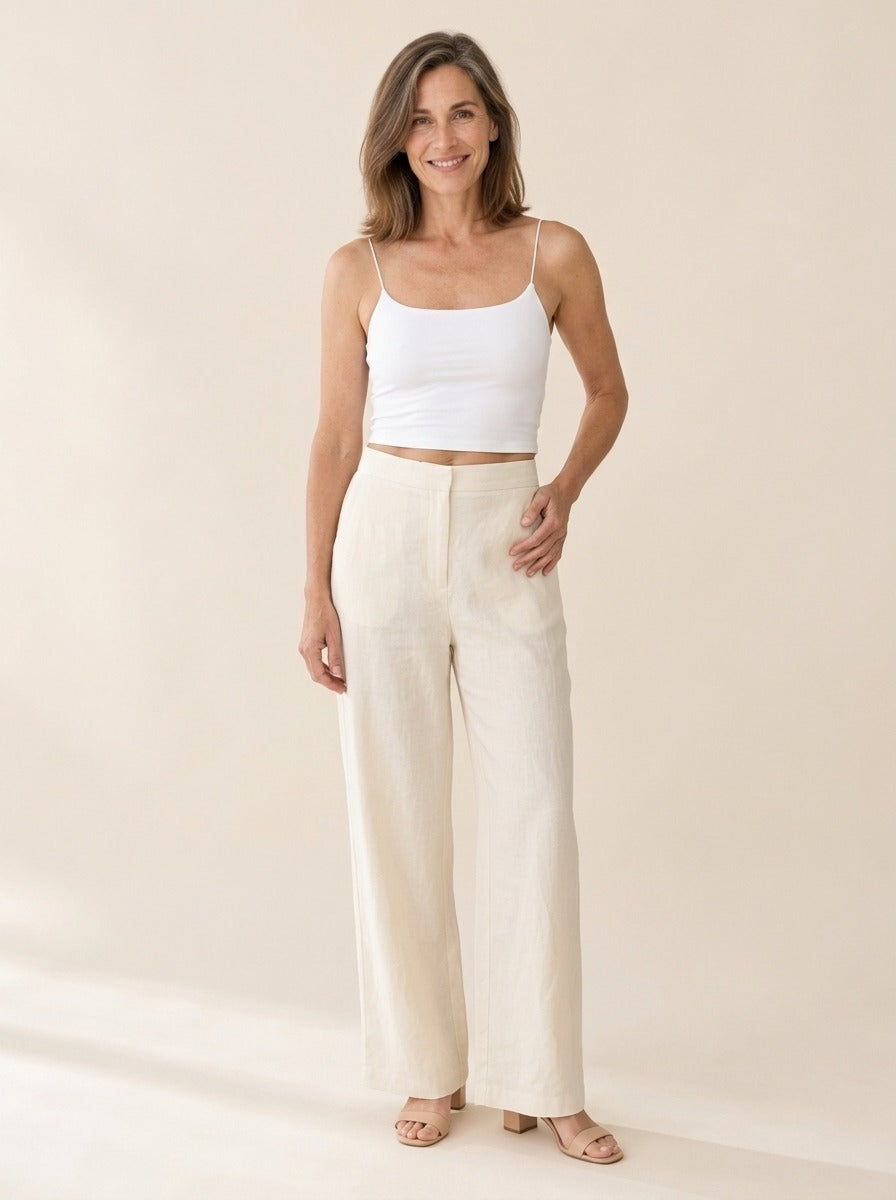 Delphine | Crop Top Dos Nu à Col Halter