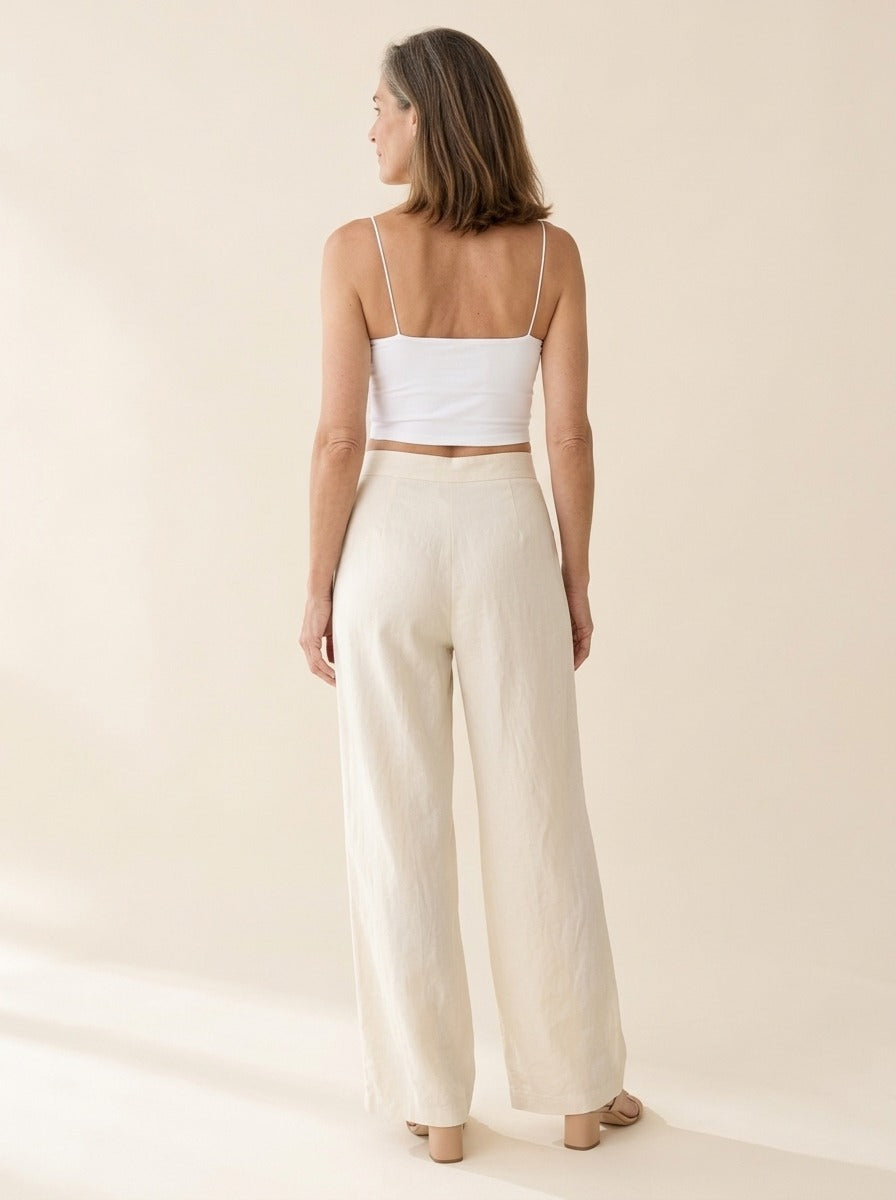 Delphine | Crop Top Dos Nu à Col Halter