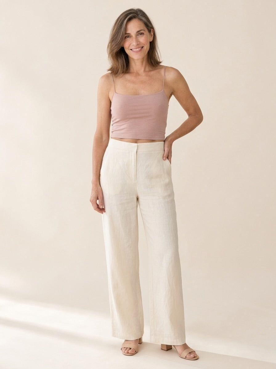 Delphine | Crop Top Dos Nu à Col Halter
