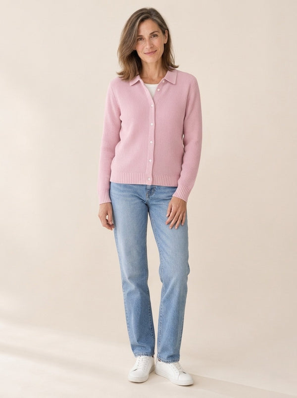Clémence | Cardigan en maille texturée