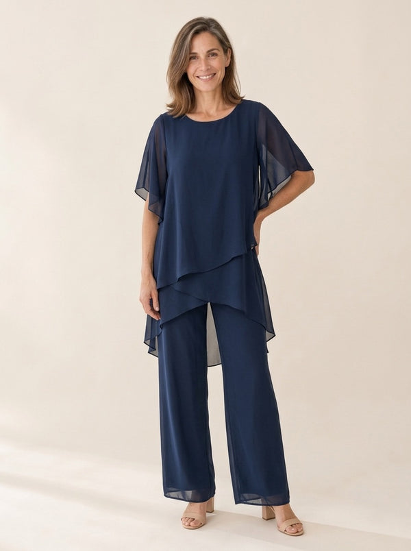Irise | Ensemble blouse et pantalon large